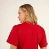 Boutique Dona Ana - Cropped feminino Tradicional Vermelho River Rouge