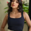 Boutique Dona Ana - Blusa Lavine Preta Feminina em Suplex Premium – Elegância, Conforto e Caimento Perfeito