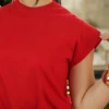TSHIRT MUSCLE - VERMELHO MANDARIM 02
