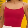 Boutique Dona Ana - Regata Manu Pink Reddish em Suplex Santa Constância – Elegante, Confortável e Atemporal