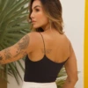 Boutique Dona Ana - Regata Manu Preta Feminina em Suplex Santa Constância – Básica Elegante, Confortável e Atemporal