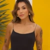 Boutique Dona Ana - Regata Manu Preta Feminina em Suplex Santa Constância – Básica Elegante, Confortável e Atemporal
