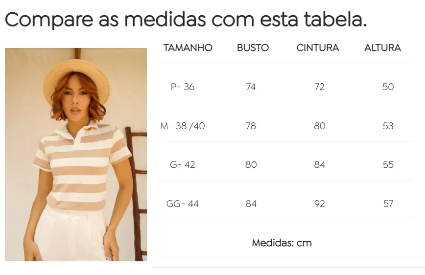 Boutique Dona Ana - T-Shirt Gola Polo Listrada Preta Feminina em Algodão – Moderna, Elegante e Versátil