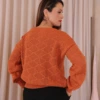 Boutique Dona Ana - Blusa Aurora Ferrugem em Tricô com Fio Tecnológico – Moderna, Sofisticada e Confortável