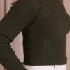 Boutique Dona Ana - Blusa Feminina Fátima Verde Escuro em Modal Cashmere – Sofisticada, Moderna e Elegante