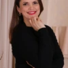 Boutique Dona Ana - Blusa Modal Prado Preta em Tricot – Sofisticada, Atemporal e com Toque Premium