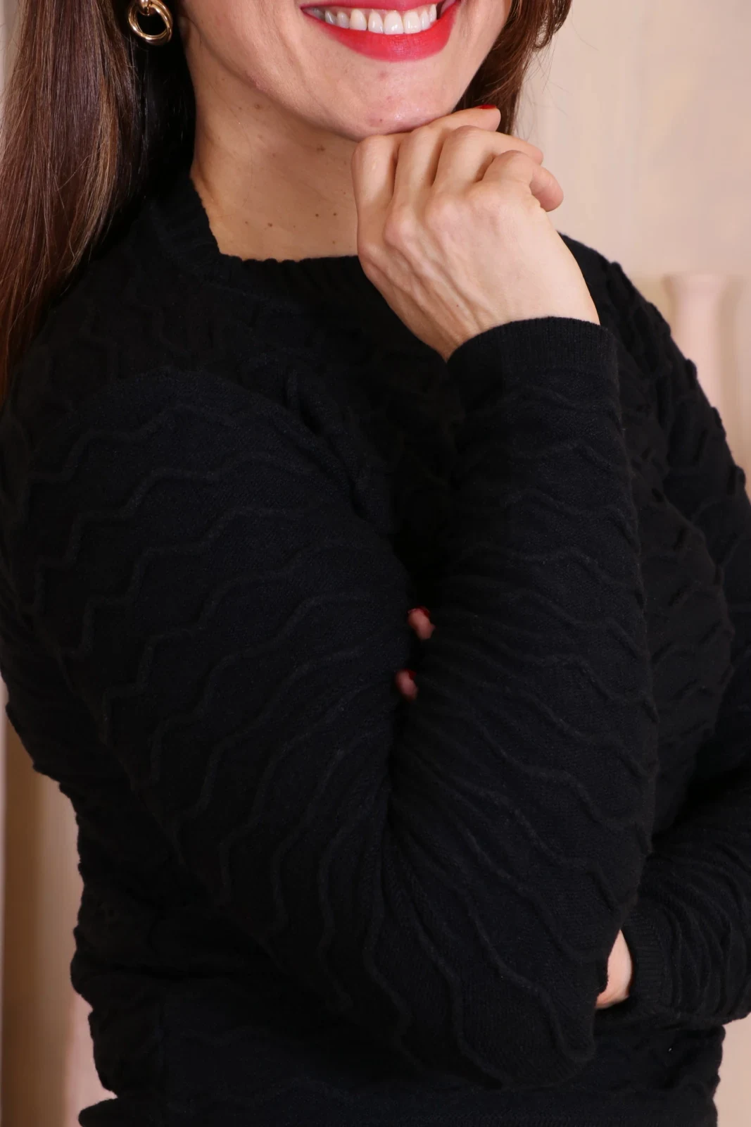 Boutique Dona Ana - Blusa Modal Prado Preta em Tricot – Sofisticada, Atemporal e com Toque Premium