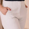 Boutique Dona Ana - Calça Feminina Zara em Linho Cru de Alfaiataria – Elegante, Atemporal e Sofisticada