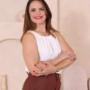 Boutique Dona Ana - Calça Social Pantalona Marrom em Alfaiataria – Elegância Moderna com Caimento Impecável