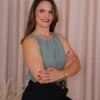 Boutique Dona Ana - Regata Social Feminina Verde Menta com Pregas no Decote – Leve, Elegante e Sofisticada